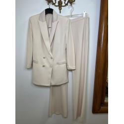 Traje Smoking French Crema